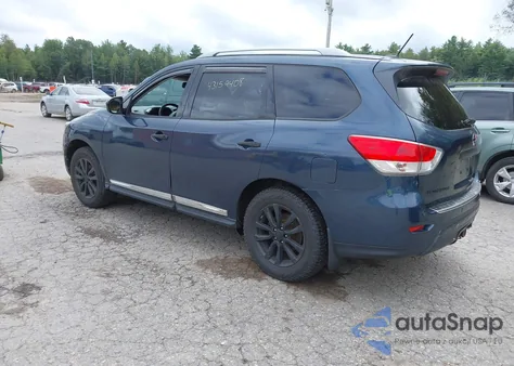 2014 Nissan Pathfinder Sl z USA, uszkodzony, nr VIN 5N1AR2MM1EC684741